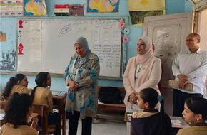 وكيل تعليم القاهرة تتابع سير أعمال امتحانات نهاية العام