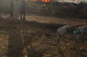 حريق داخل عصّارة عسل أسود بإحدى قرى قنا  | أهل مصر
