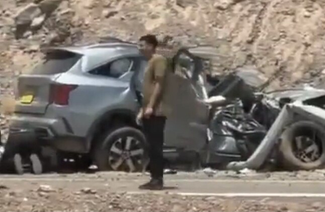 مصرع رجل وزوجته وطفلتهما من كفر قاسم داخل الخط الأخضر بحادث سير في سيناء (فيديو)