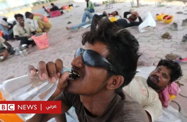 داخل أول غرفة طوارئ لضربات الشمس في الهند - BBC News عربي