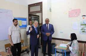 محافظ المنيا تفقد لجان امتحانات الثانوية العامة في مادة اللغة العربية | المصري اليوم