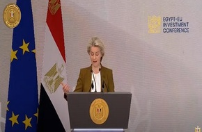 رئيسة المفوضية الأوروبية: تعاوننا مع مصر يصب في صالح الشباب المتطلع للفرص والمستقبل