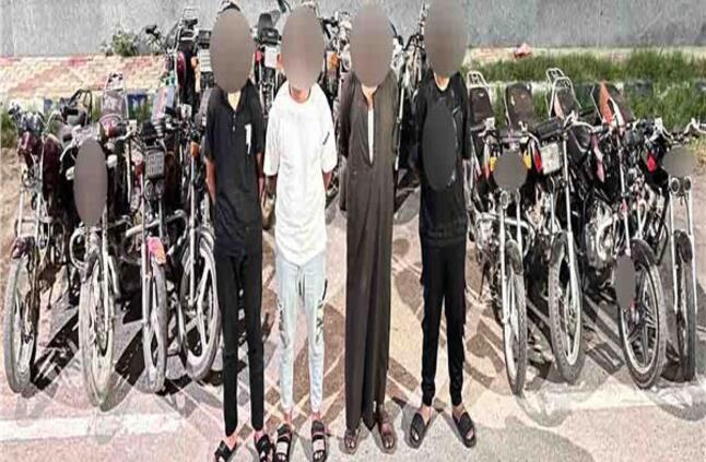 الأمن العام يضبط7 لصوص دراجات ناريه في 3 محافظات 