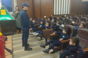 «الحماية المدنية» بالإسكندرية تستقبل زيارة من طلاب المدرسة المصرية اليابانية