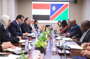 وزير الصحة يستقبل وزير صحة ناميبيا لبحث سبل التعاون وتبادل الخبرات بين البلدين