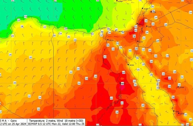 استمرار الموجة الحارة.. الأرصاد تكشف عن حالة الطقس المتوقعة اليوم | أهل مصر