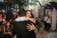 حفل الزفاف كان خاليًا من نجوم الفن باستثناء عمرو سعد شقيق أحمد سعد واقتصر على أسرة وأصدقاء سعد وسمية 