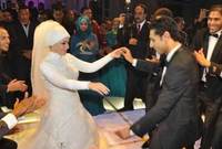 صلاح خلال فعاليات حفل زفافه