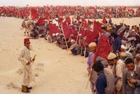 كما نظم مسيرة الخضراء لاسترداد سيادة الصحراء المغربية من أسبانيا عام 1975