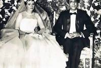 صور لهالة فؤاد والفنان الراحل أحمد زكي في زفافهما