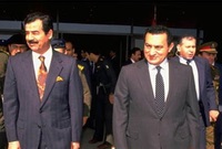 صدام ومبارك