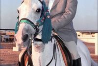 صدام يمتطي حصانه