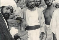 والممثل المغربي حسن الجندي في دور أبو جهل.