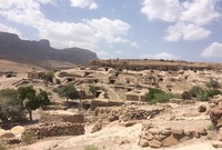 قرية ميمند الواقة في وسط إيران، يُعتقد أنها أقدم مستوطنة بشرية في إيران حيث يعيش سكانها داخل منازل محفورة في الصخر
