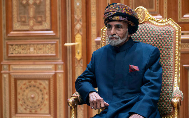  بعد الإعلان عن وفاة سلطان عمان السلطان قابوس بن سعيد، عن عمر يناهز 80 عامًا

