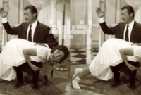 النجم رشدي أباظة والسندريلا وصورة من فيلم "صغيرة على الحب"