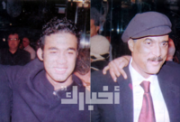 صورة نادرة تجمع بين الراحل أحمد زكي وابنه الراحل هيثم أحمد زكي