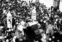 صور من جنازة المهاتما غاندي 