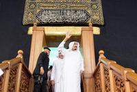 لقطات من زيارة خادم الحرمين الشريفين الملك سلمان بن عبدالعزيز آل سعود فى مايو 2015 للحرم المكي
