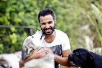 كما يشتهر بحبه الشديد للكلاب وأنه من أكبر داعمي حقوق الكلاب في مصر 
