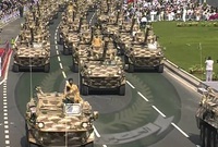عدد الدبابات 92 دبابة.