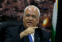توفي صائب عريقات أمين سر اللجنة التنفيذية لمنظمة التحرير الفلسطينية وكبير المفاوضين الفلسطينيين السابق في 10 نوفمبر، عن عمر ناهز 65 عاماً
