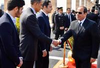 حضر الجنازة الرئيس السيسي مع كبار رجال الدولة 