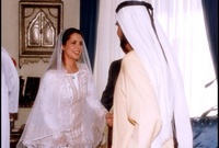 لقطات لزفاف حاكم دبي والأميرة هيا في منزل العروس عام 2004 وبحضور شقيقها الملك عبد الله بن الحسين وقرينته