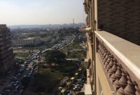 زحام مروري كثيف بشوارع مدينة نصر 