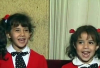 لقطات من طفولة دنيا وإيمي سمير غانم 
