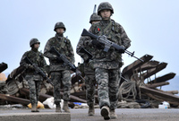 ويبلغ حجم الانفاق العسكري للجيش الكوري 46.3 مليار دولار
