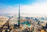 برج خليفة : أطول برج في العالم بارتفاع 828 متر