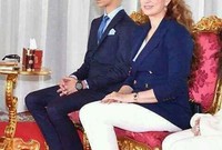 صورة للأميرة للا سلمى مع ابنها الأمير مولاي حسن 