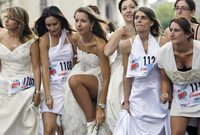سباق فساتين الزفاف في صربيا