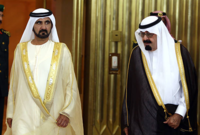 مع الشيخ محمد بن راشد آل مكتوم حاكم دبي