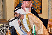 مع الشيخ محمد بن راشد آل مكتوم حاكم دبي