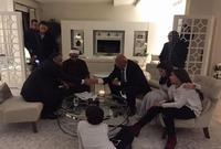 أول صورة لعقد قران طارق عامر ووزيرة الاستثمار السابقة