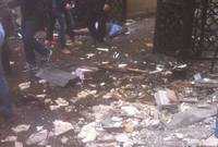 الصور الأولى لمحيط تفجير الكنيسة المرقسية بالإسكندرية