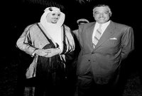 الرئيس جمال عبد الناصر والملك سعود بن عبد العزيز 