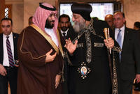 في أول زيارة تاريخية لمسئول سعودي للكاتدرائية المصرية 
