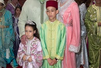 الملك محمد السادس وعائلته، الأميرة للا سلمى ونجله الأمير الحسن ونجلته الأميرة خديجة