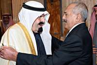 علي عبدالله صالح والملك عبد الله