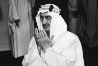 ملك السعودية  الذي اشتهره بمواقفه القومية 