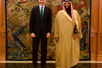 ملك إسبانيا فيليب السادس يستقبل سمو الأمير محمد بن سلمان فى مدريد