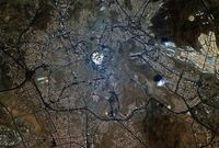 رائد فضاء روسي يلتقط صور رائعة لمكة من الفضاء 