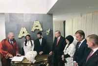 وشهد الرئيس التركي رجب طيب أردوغان على عقد قران أردا توران لاعب إسطنبول "باشاك شهير" الحالي ولاعب برشلونة السابق في مارس 2018
