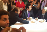 وفي سبتمبر 2015 شهد الفنان أشرف عبد الباقي على عقد قران نجم مسرح مصر علي ربيع