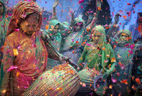 احتفالات في فريندافان، الهند
