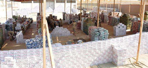 الجيش تنتهى من تجهيز 8 ملايين عبوة غذائية لتوزيعها بنصف الثمن