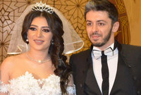 احتفل الفنان هيثم محمد بعقد قرانه وزفافه على الفنانة وفاء قمر يوم 19 بريل